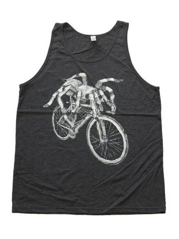 Spindel på en cykel mäns Tank för wholesale av Dark Cycle Clothing
