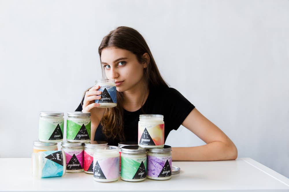 REMOVED BRAND - Wholesale Travel Candles - Astrology Candle Series - Full Set2