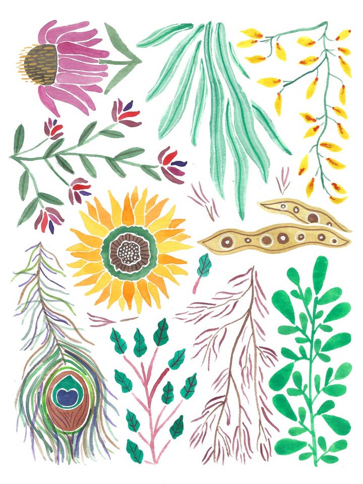 11" x 14" August Nature Art Print Collection for wholesale by Andria Green