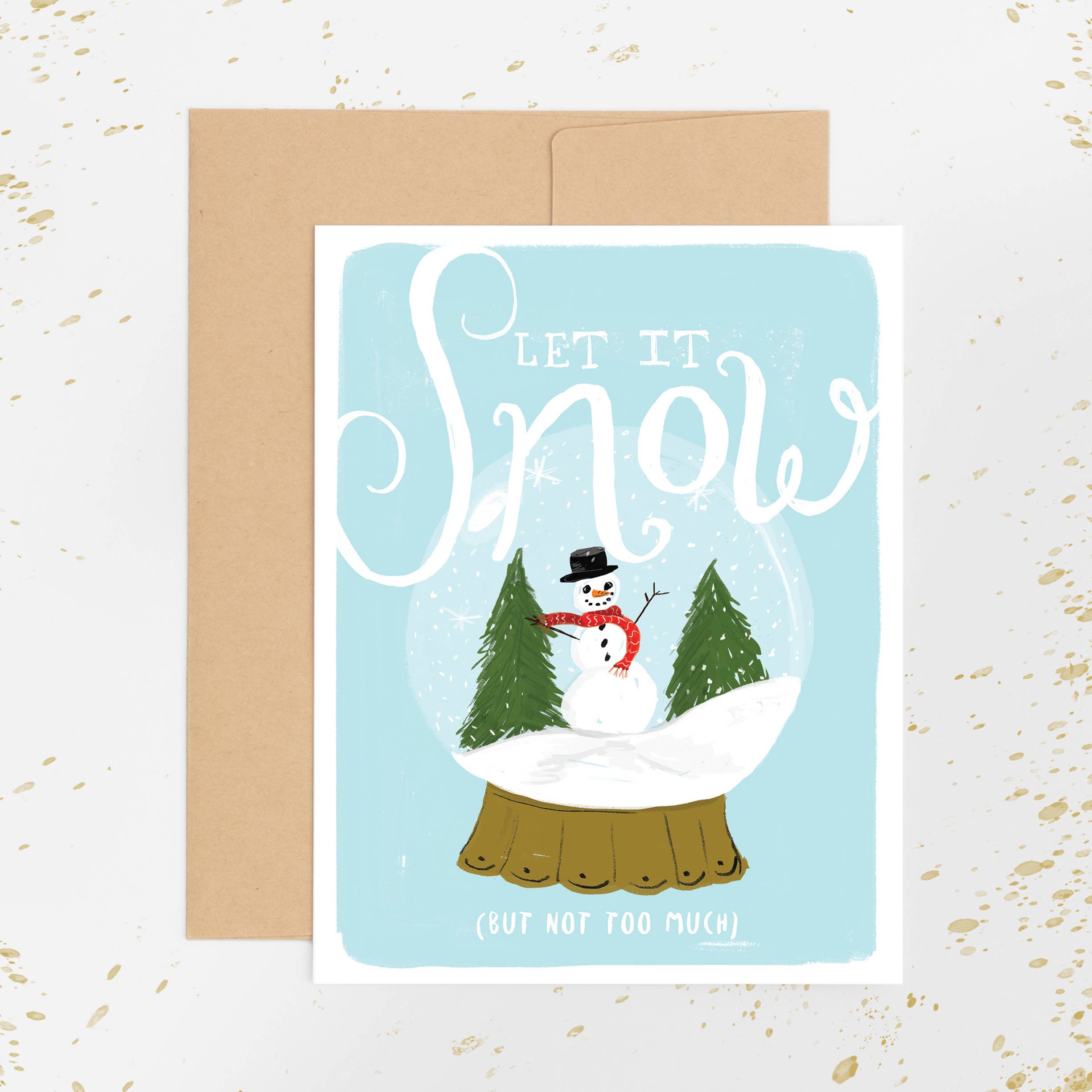 REMOVED BRAND - Wholesale Christmas Card - Let It Snow Card0