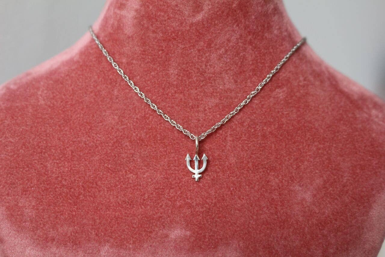 Sofia Ramsay - Wholesale Pendant/Charm Necklace - Planet Symbol Dainty Charm Necklaces in Sterling Silver7