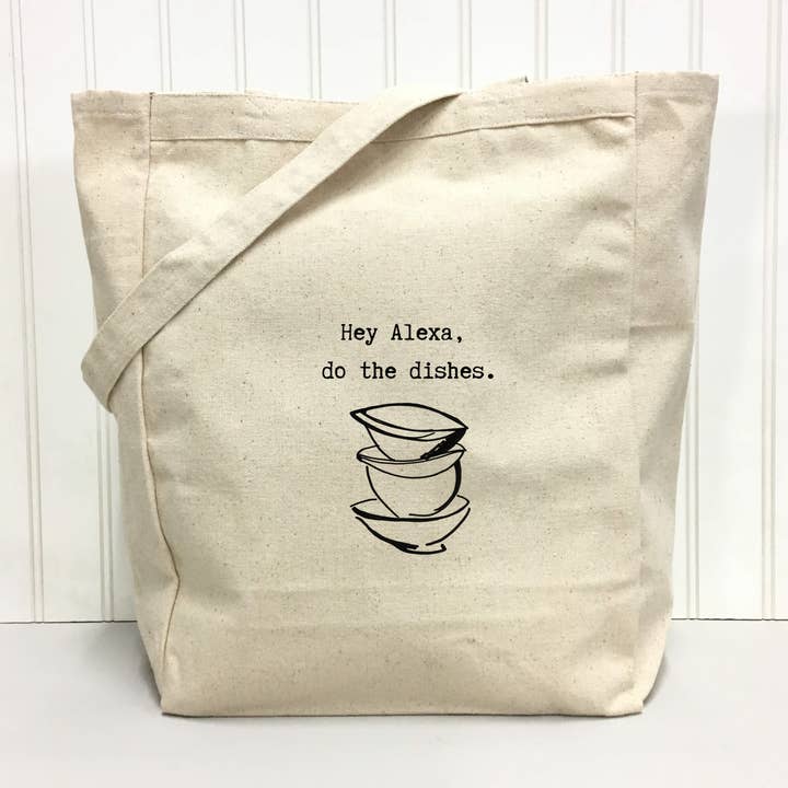 Tote Bag - Hey Alexa for wholesale by Things UnCommon