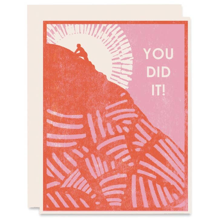 You Did It Celebration Card for wholesale by Heartell Press