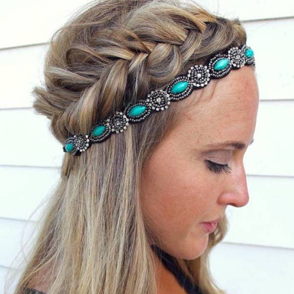 Headbands of Hope | One Purchased One Donated - Wholesale Fashion Headband - Women's - Adjustable Headband - Teal Lush