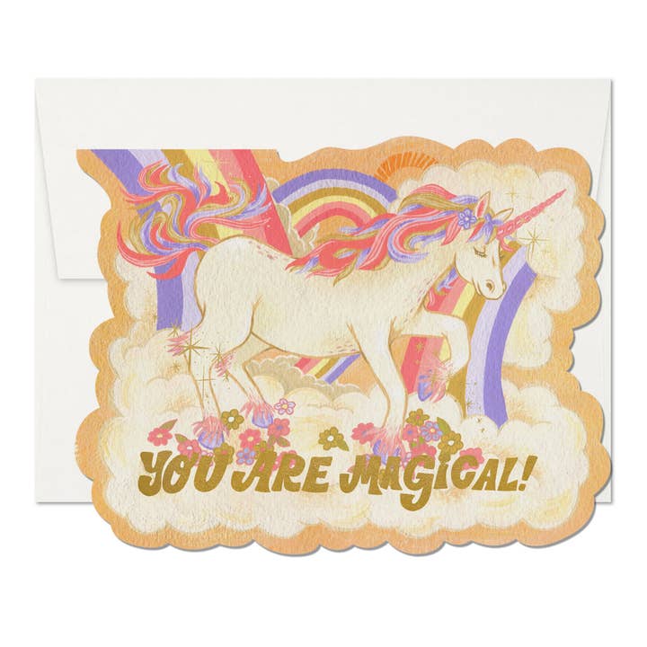 Magical Unicorn for wholesale by Red Cap Cards