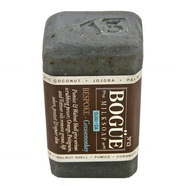 Bogue Milk Soap - Wholesale Bar Soap - No.13 BESPOKE "Greasemonkey" Blend Goat Milk Bar Soap 4.5oz2