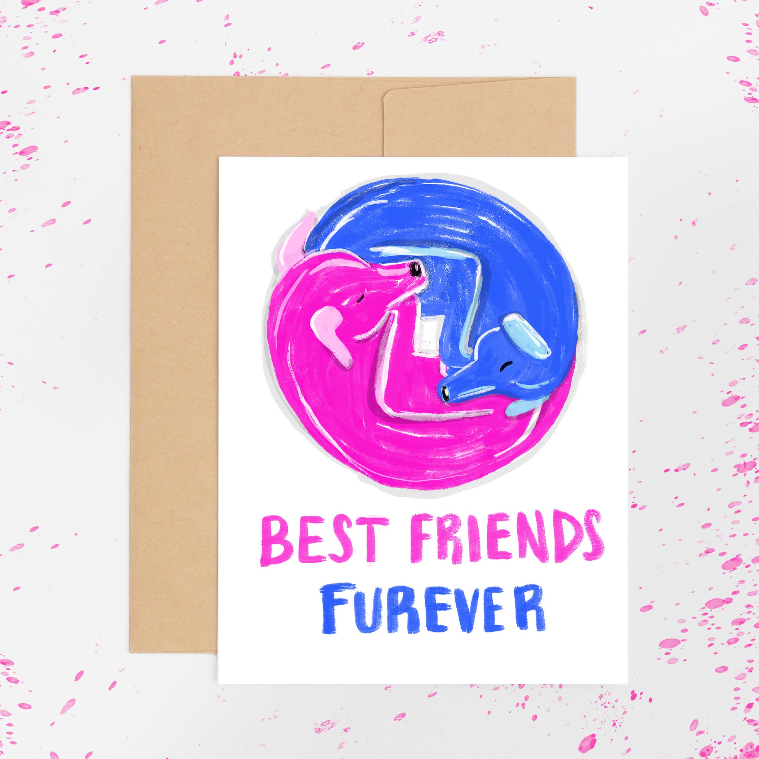 REMOVED BRAND - Wholesale Friendship Card - Best Friends Furever0