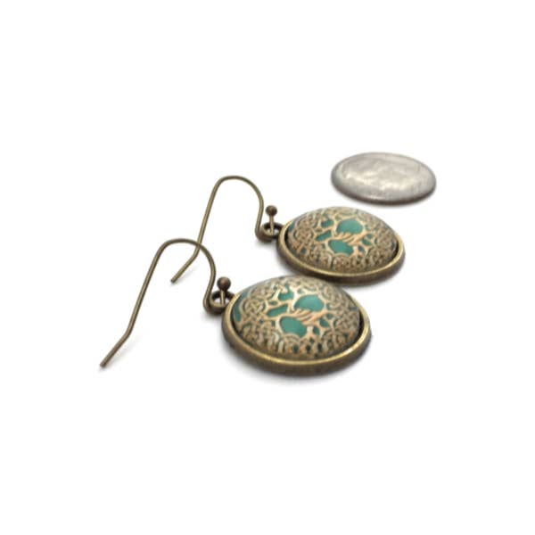 Fern & Filigree - Wholesale Dangle Earrings - Celtic Knot Tree of Life Earrings