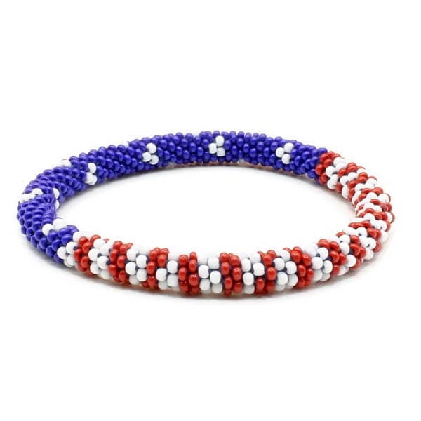 US Flag Patriotic Bracelet for wholesale by Liftedhope Bracelets