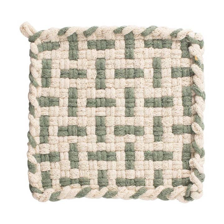 Kate Kilmurray - Wholesale Oven Mitt/Pot Holder - Seedling Collection in Flax and Willow0