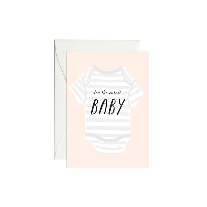 Baby Onesie Mini Recinto Tarjeta para venta al por mayor de Paula & Waffle