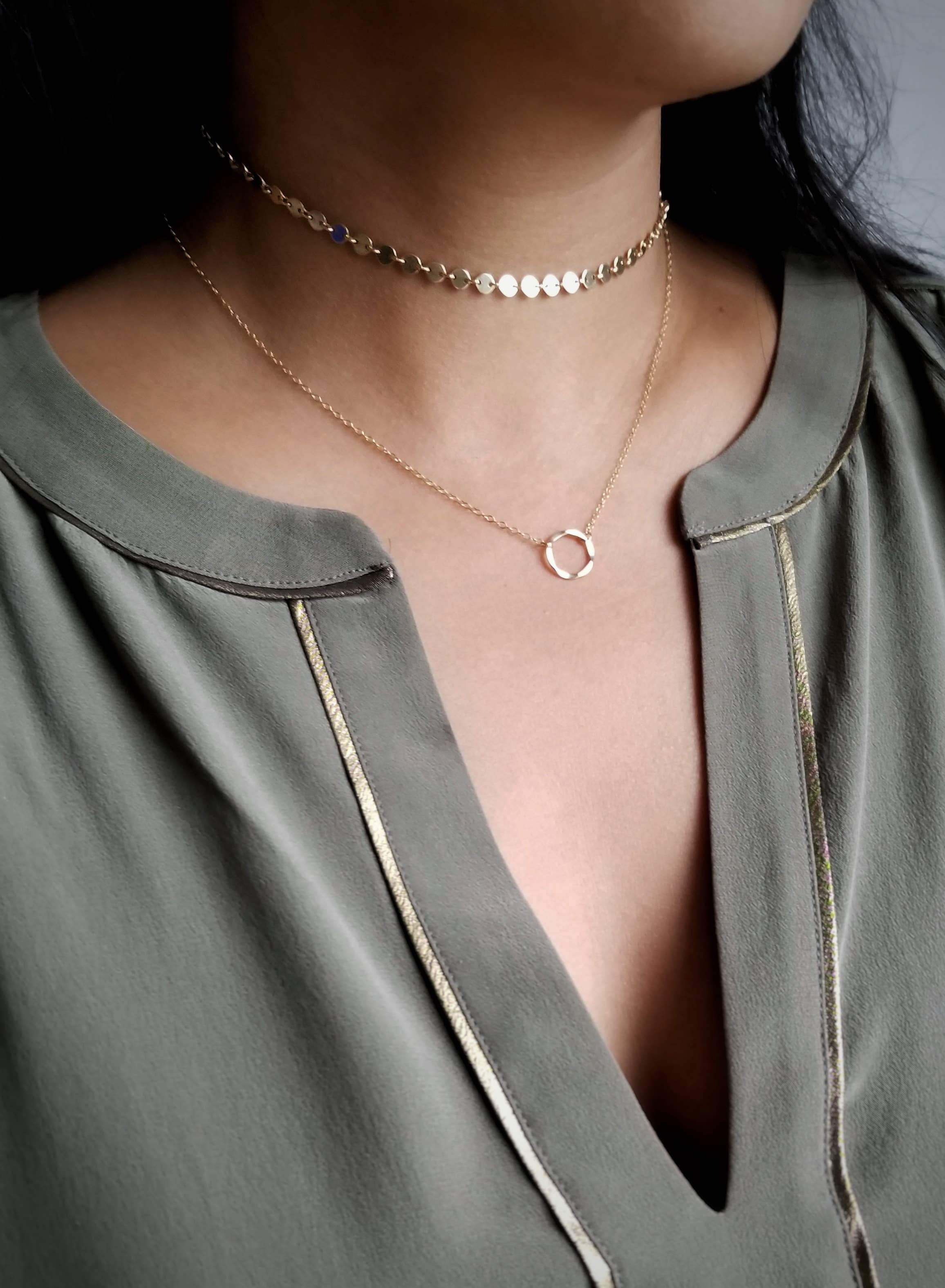 Kind Karma Company - Wholesale Choker/Collar - Gold / Silver Coin Choker1