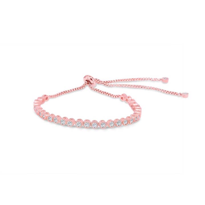 Bracelet rond en cristal étincelant pour la vente par Cupidstone Accessories