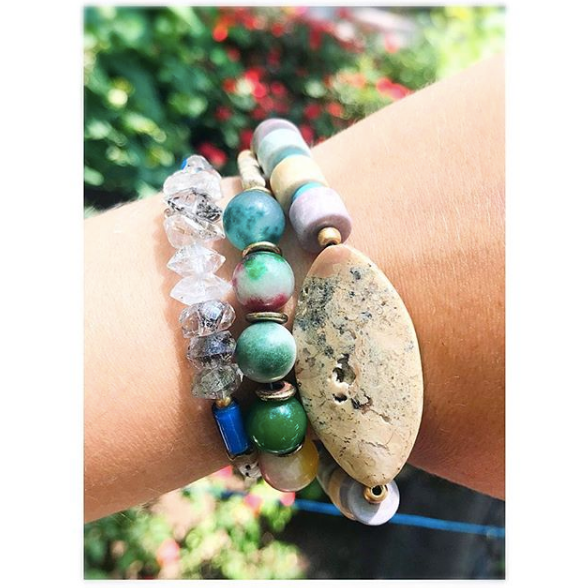 Etymology Jewelry - Vente Bracelet de perles - Bracelet en cristal Stocking Stuffer - Bijoux artisanaux en perles1