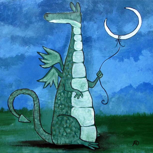 Lune sur une corde pour la vente par Andralynn Creative Designs