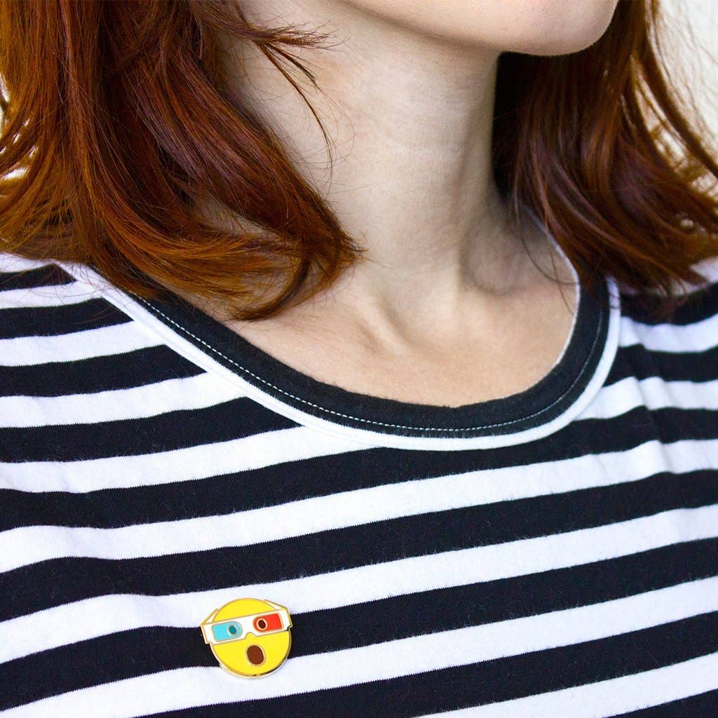 Popglory - Wholesale Lapel Pin/Button - 3D Moji Pin2