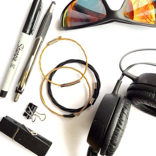 Wear Your Music - Wholesale Woven/Braided Bracelet - God Gold Guitar String Bracelet4