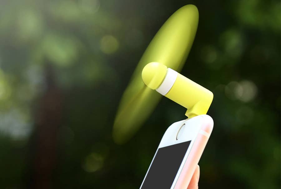 Mila Wholesale - Wholesale Handheld Electric Fan - Dual Adapter Smartphone Fan Bowl2