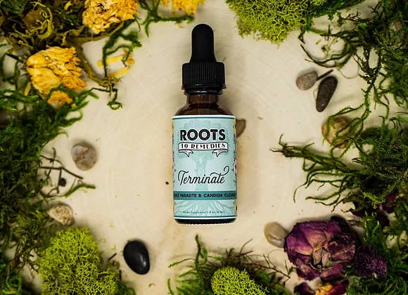 Roots To Remedies - Wholesale Tincture - 2 oz Adult Parasite and Candida Cleanse Herbal Tincture