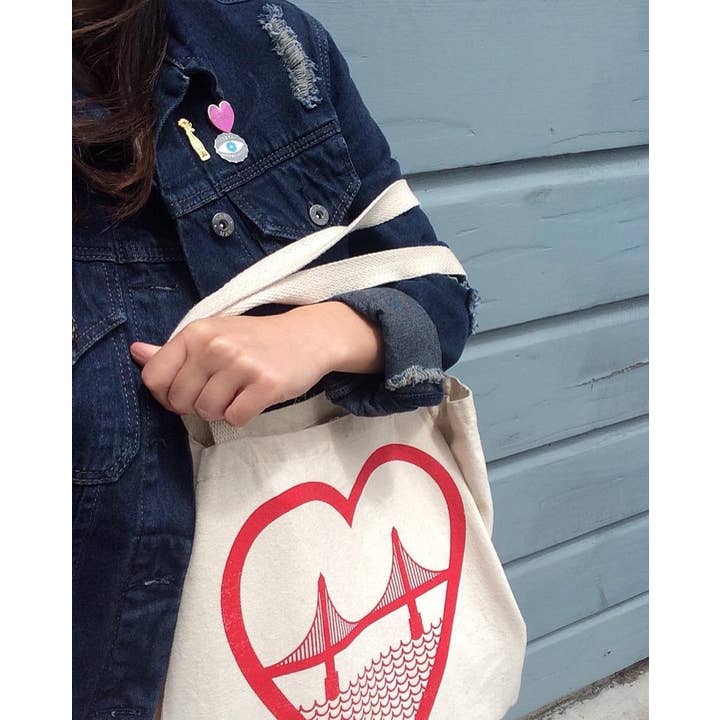 Culk - Wholesale Tote Bag - Unisex - I Heart SF Tote