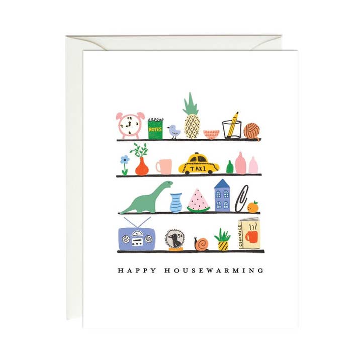 Carte de pendaison de crémaillère pour la vente par Paula & Waffle