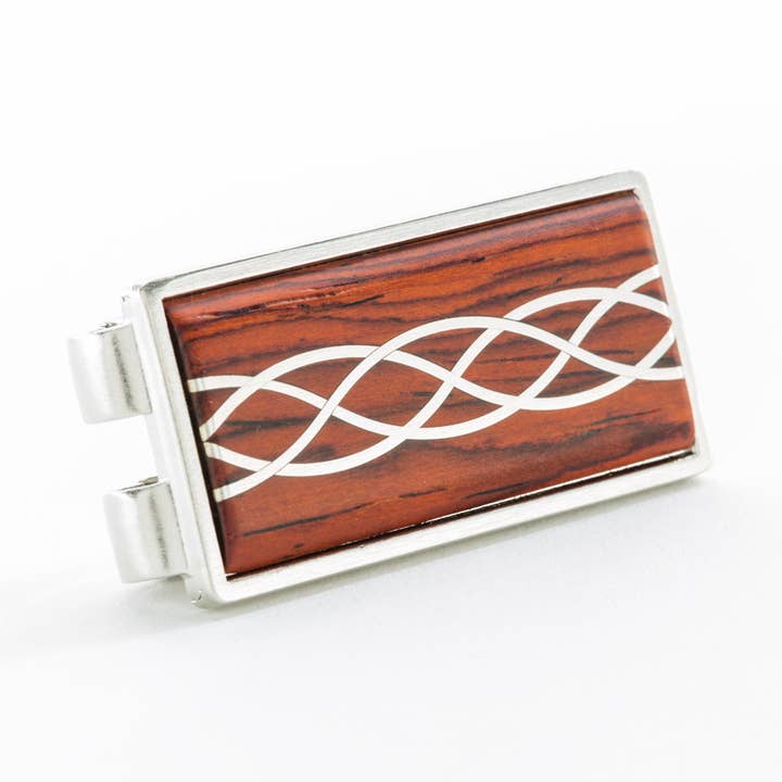 Money Clip - Silver Inlay for wholesale by Davin and Kesler