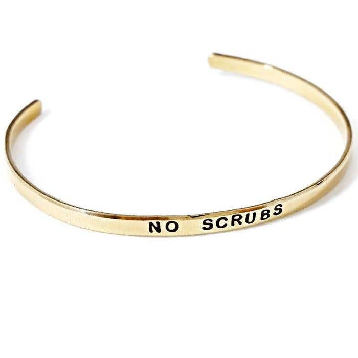 Salt and Sparkle - Wholesale Cuff Bracelet - NO SCRUBS Skinny Adjustable Cuff Bracelet