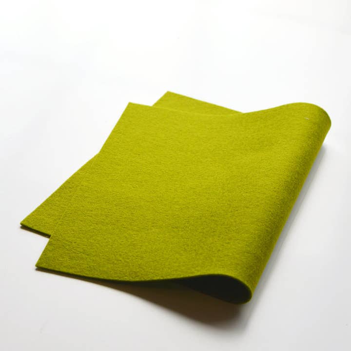 100% Spring Leaf Wool Felt for wholesale by Eva Blake’s Makery
