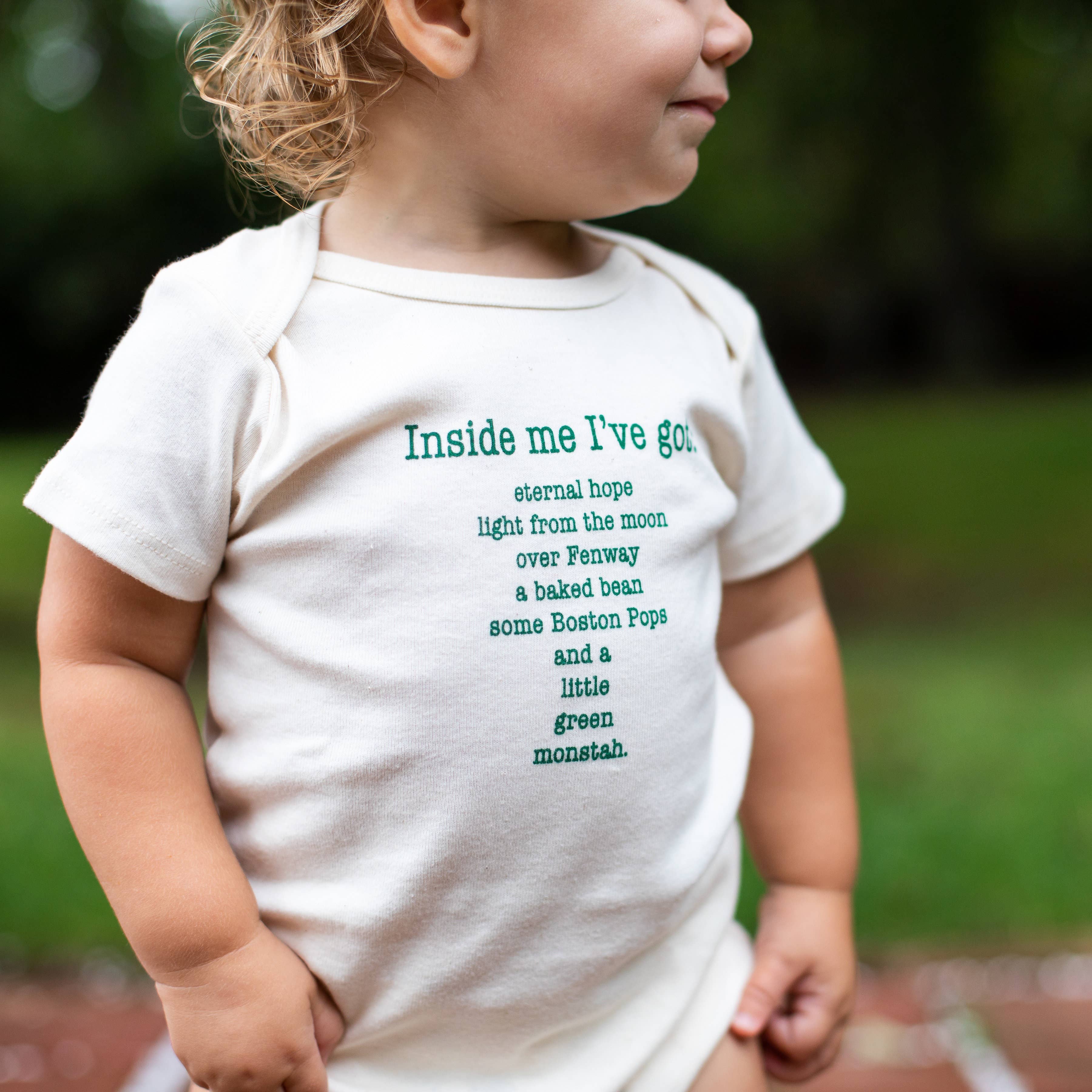 Simply Chickie® Organic Baby & Kids | USA Made • Ships USA - Wholesale Bodysuit (Non-Footed) - Baby - Baby Organic Boston Romper Short Sleeve Natural Onesie USA2