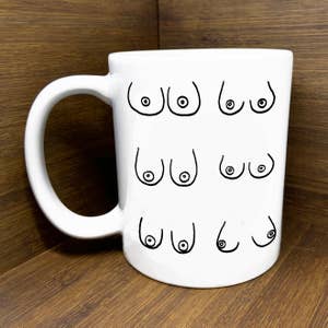 Buy Boobie Boobs Mug Ceramic Coffee Cup Water Juice Cups (Boobs
