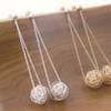 Silverthread Designs - Wholesale Dangle Earrings - Long Silver Drops on Sterling Silver Posts1