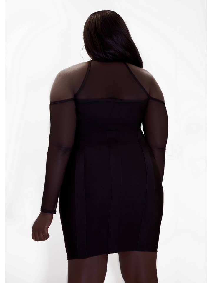 Majour Wholesale - Wholesale Dress - Women's - Bombshell Mesh Dress1