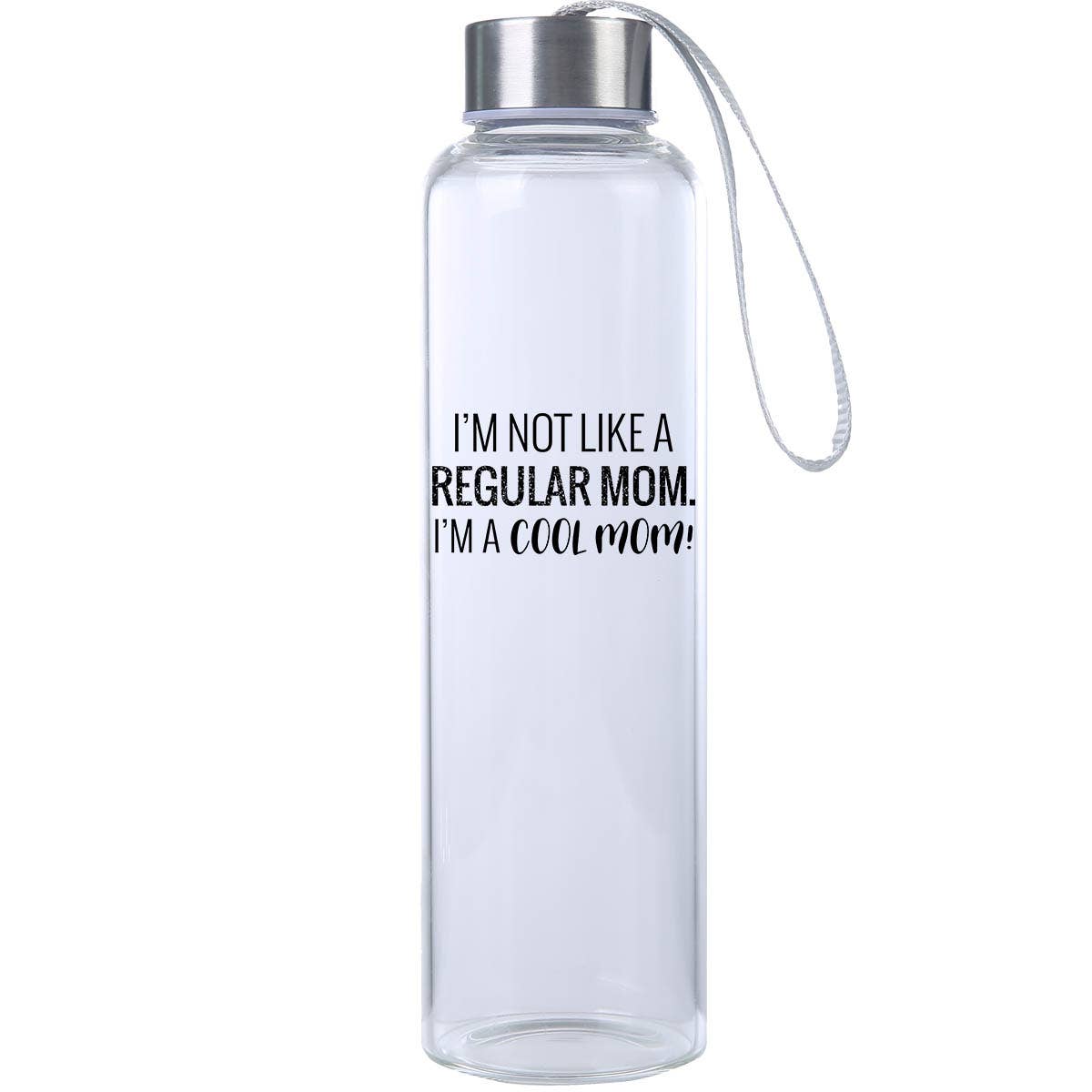 Made2Order - Wholesale Water Bottle - I'm Not Like A Regular Mom. I'm A Cool Mom Glass Hydro Bottle0