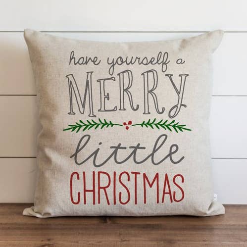 Copricuscino colorato «Have Yourself a Merry per la vendita all'ingrosso da parte di Porter Lane Home