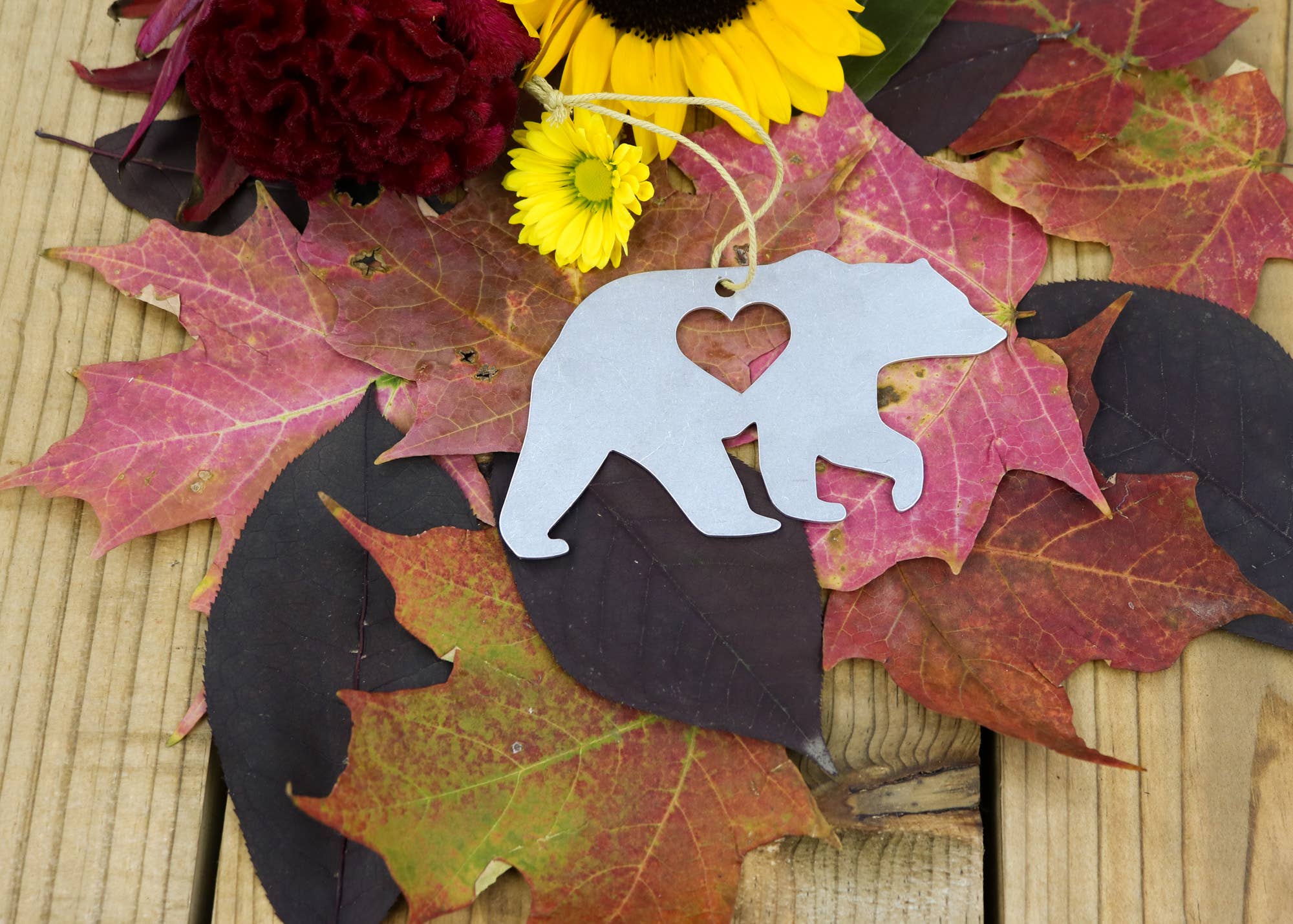 Iron Maid Art – Großhandel Verzierung – Bär Metall Weihnachtsgeschenk Weihnachtsverzierung Tier Wandern2