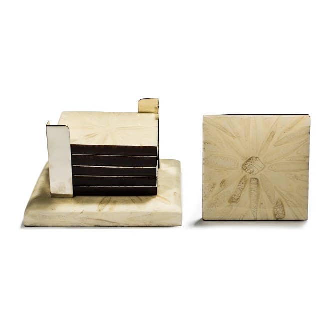 Light Almendro Coaster Set for wholesale by LADORADA