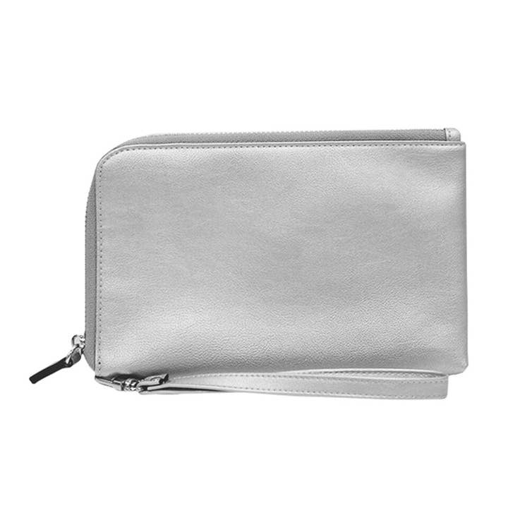 Silver Spark Wristlet for wholesale by Mighty Purse