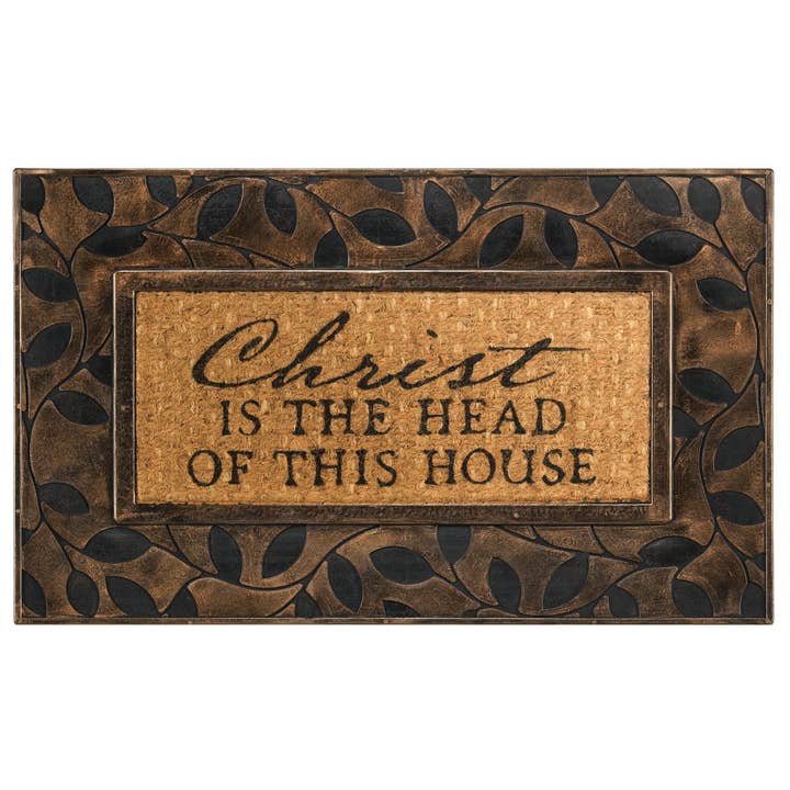 Dicksons – wholesale Door mat – Drmat Christ Is The Head Rub/Coir 30X18