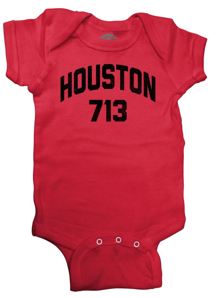 Houston 713 Area Code Infant Bodysuit - Unisex Fit for wholesale by Boredwalk