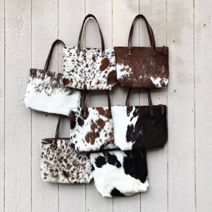 Hawks & Doves - Wholesale Tote Bag - Women's - Cowhide Tote Short3