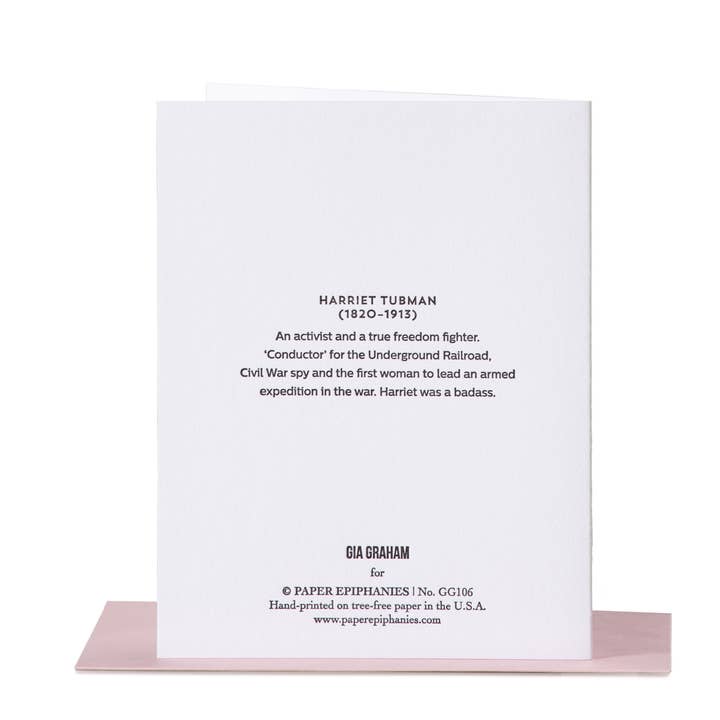 Paper Epiphanies - Wholesale Everyday Greeting Card - Tubman: Dreamer Card2