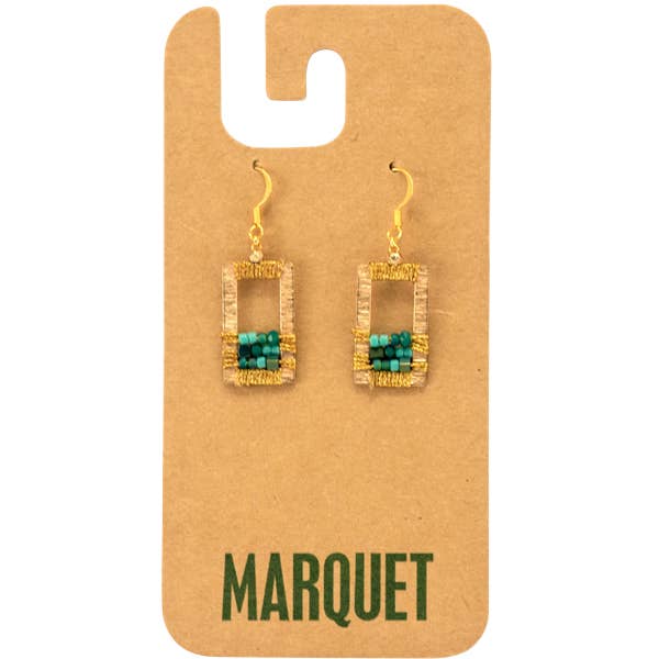 Rose Boho-chique koperen oorbellen met gedrukte verkoopprijs voor wholesale door Marquet