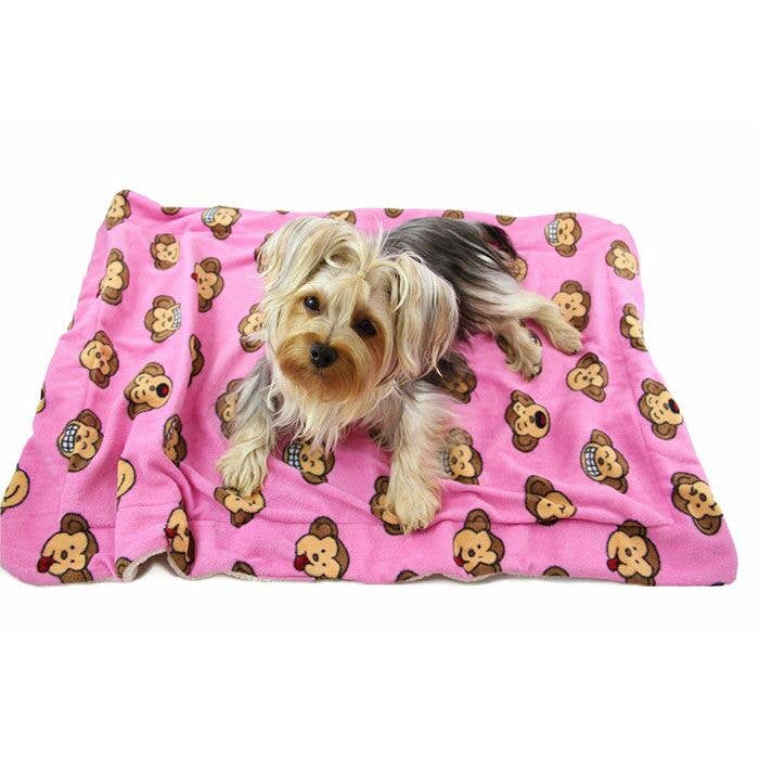 Klippo Pet - Wholesale Pet Blanket - Cat/Dog - Silly Monkey Ultra Plush Blanket - 4 Colors6