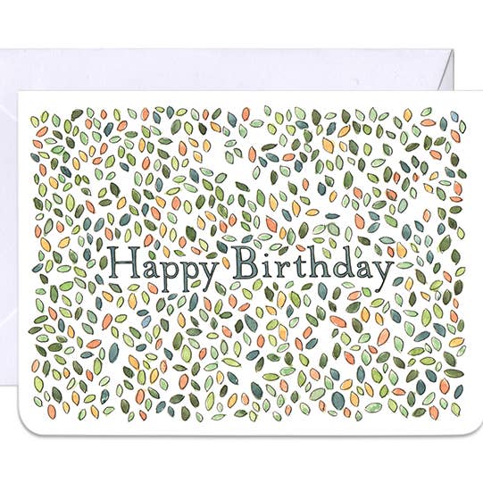 Gotamago - Wholesale Birthday Card - Birthday Leaves Mini Card