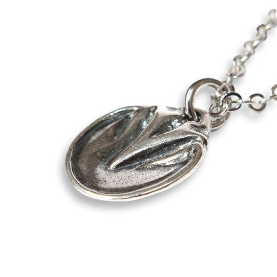 Collana zoccolo di cavallo a piedi nudi - argento sterling per la vendita all'ingrosso da parte di Moon Raven Designs