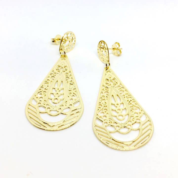 18K GL Amisterdan Drop Earrings for wholesale by Donna Italiana