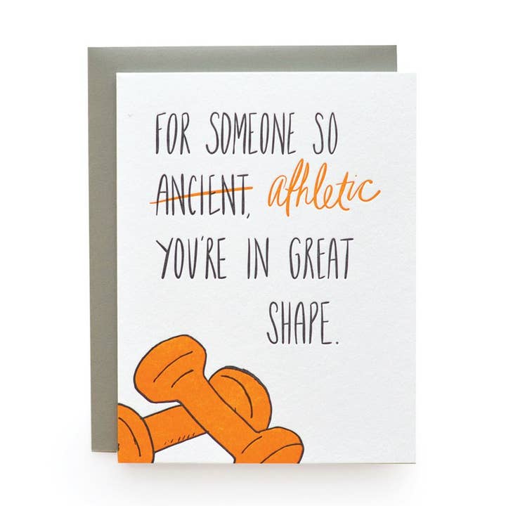 Wild Ink Press - Wholesale Birthday Card - Ancient / Athletic | Birthday Card