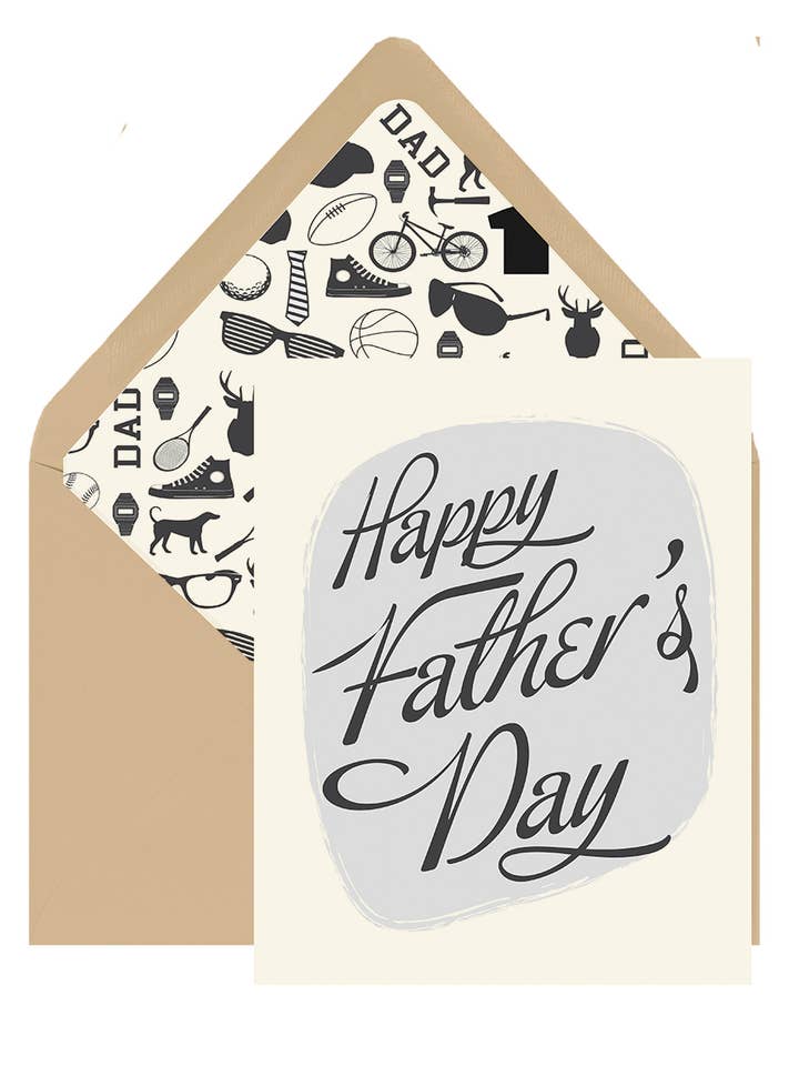 Father’s Day Graphics Greeting Card for wholesale by Ginger P. Designs
