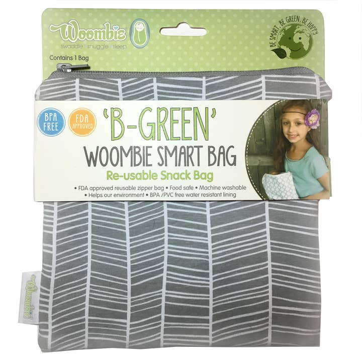 Sacchetti ecologici riutilizzabili: trucco, salviette per bambini, cibo, snack. per la vendita all'ingrosso da parte di Woombie