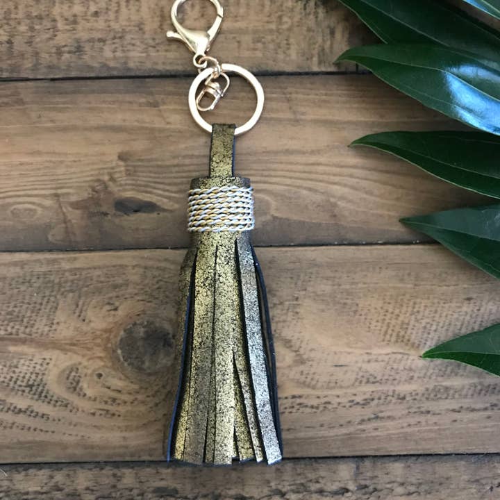 Everley Dawn – wholesale Nyckelringar - Dam – Läder Classic Tofs Nyckelring7